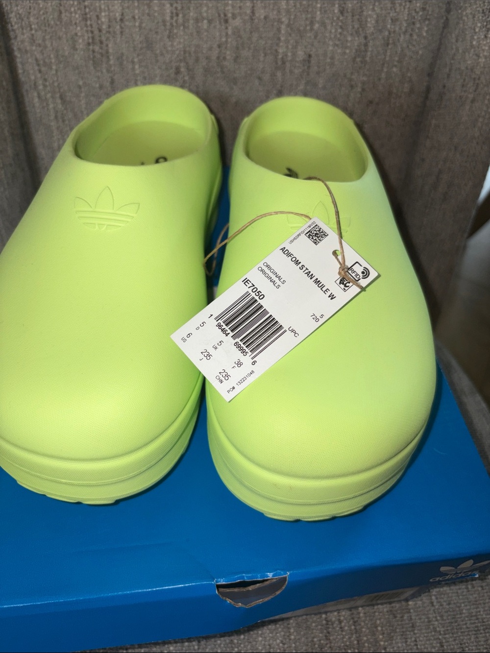 Adidas adifom Stan mule lucid lemon - Picture 1 of 4